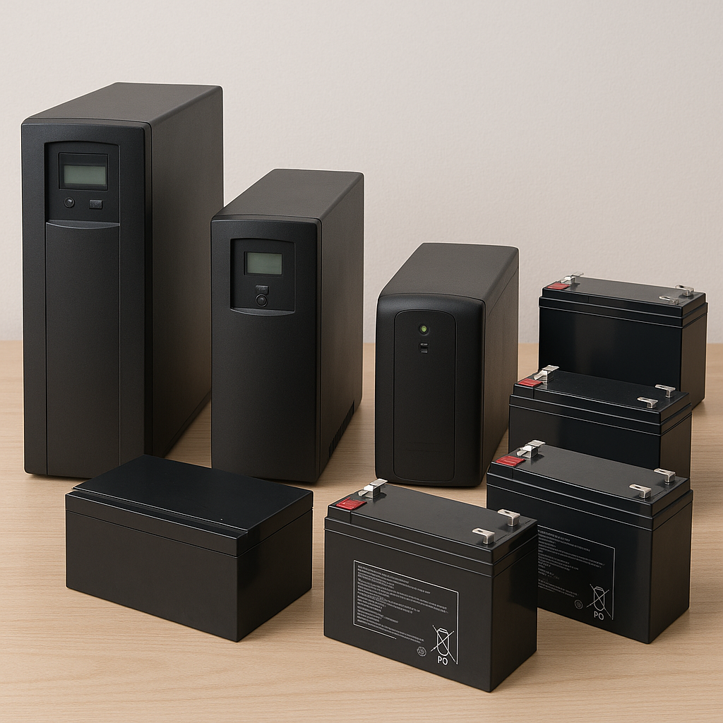 Backup UPS systems and batteries